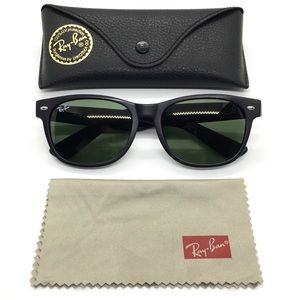 Ray Ban New Wayfarer RB2132 55mm Matte Black
